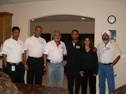 ASA owners with Vijay Mallaya of Kingfisher Airlines
