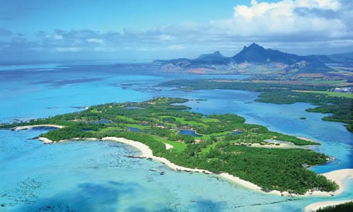 Nature's own golf court at Le Touessrok Mauritius