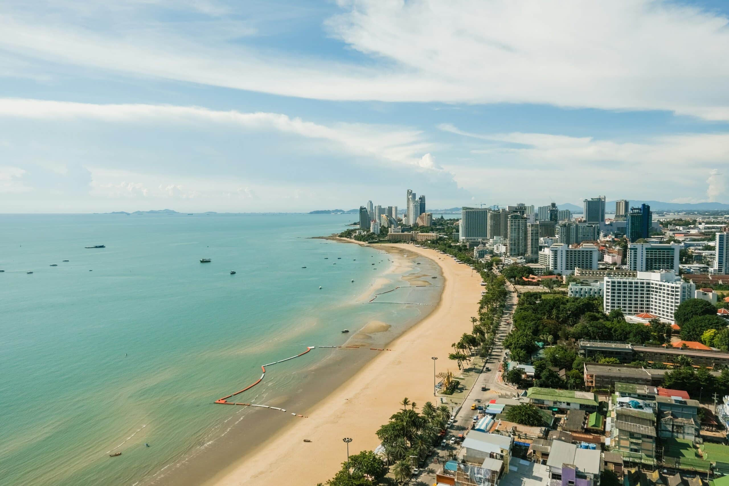 Pattaya beachfront — one of the most popular destinations for Swedish expats in Thailand