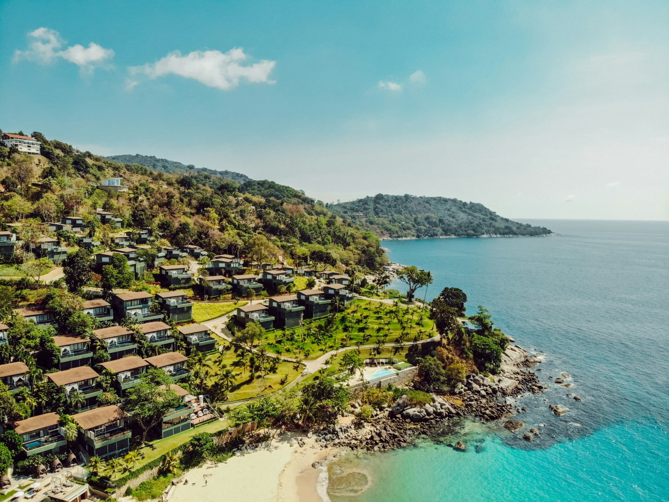 Phuket coastline — popular with Swedish expats who want island living in Thailand